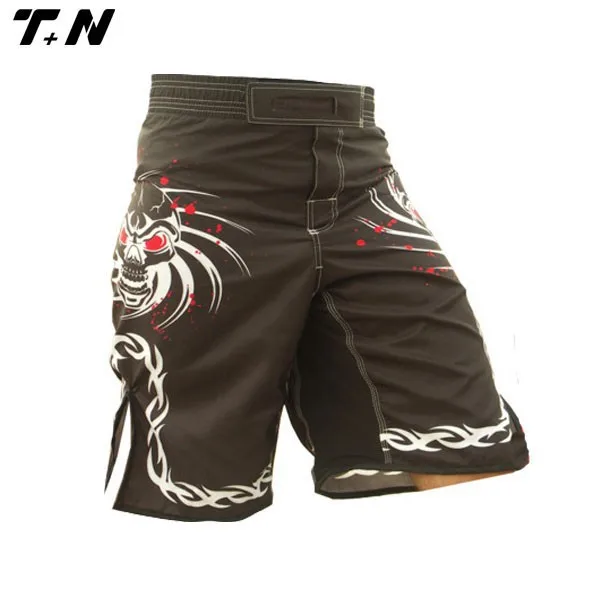 

4-way stretch shorts crossfit ,mens mma shorts, fight shorts, No color fading