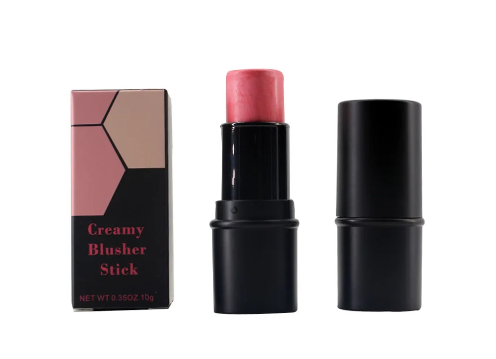3 Color Wholesale No Logo Makeup Blush Stick OEM Cream Blusher private label