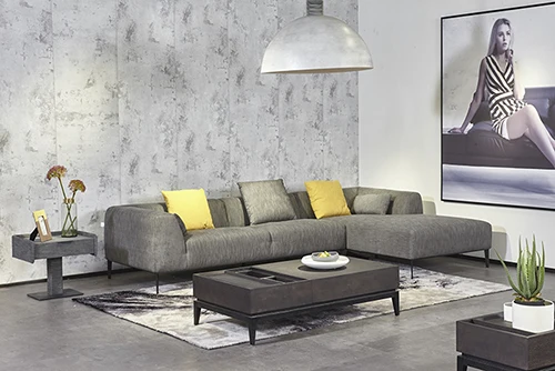 conjunto de muebles para sala de estar sofa en forma de l de tela estilo loft para uso domestico buy conjuntos de sofas estilo loft en forma de