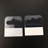 BF-V90 Customized Clear Plastic PVC Self Adhesive Hang Tab Wholesale Plastic Euro Hole Hook