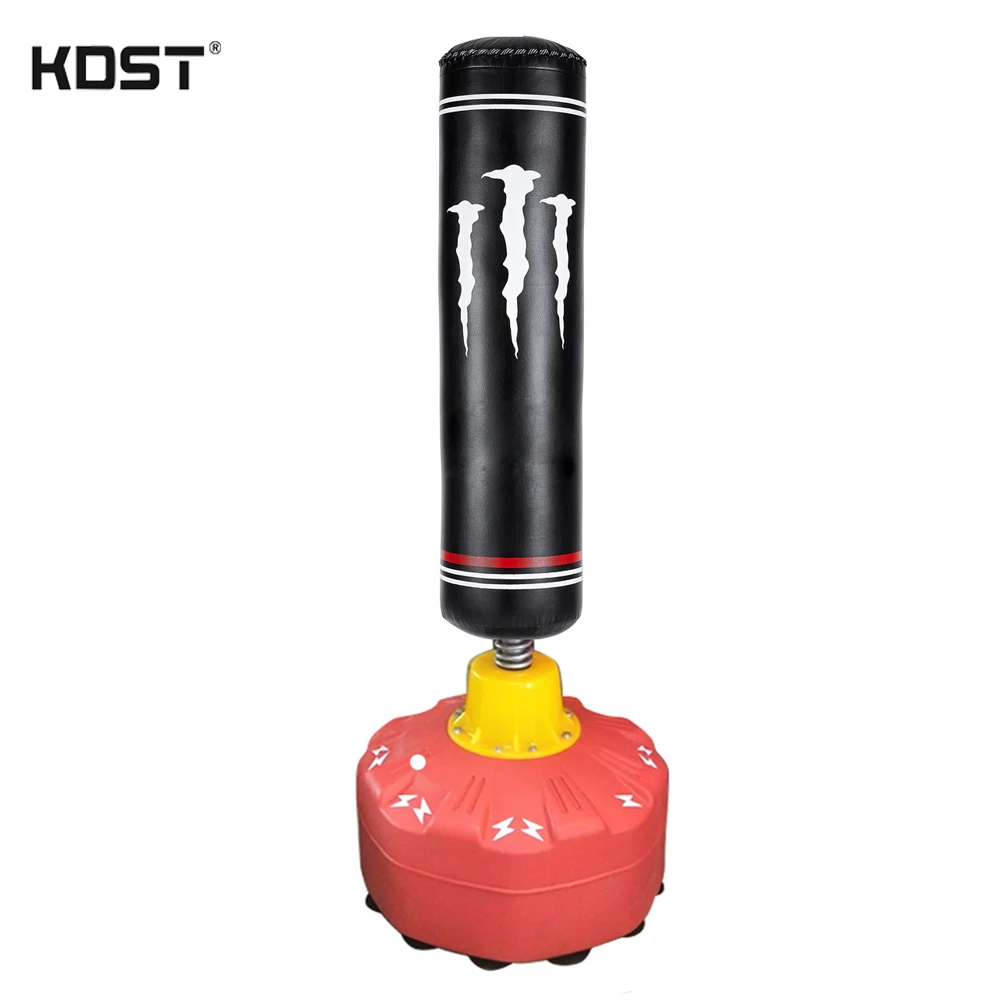 
custom logo high quality free standing workout fitness wholesale kickboxing punching bag from factory 