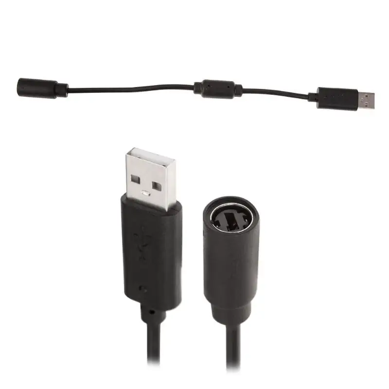 

Free Ship USB Breakaway Extension Cable to PC Converter Adapter Cord For Microsoft Xbox 360 Wired Controller Game Accessories