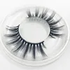 Wholesale mink eyelash private label 3d eyelashes faux mink lashes with round box