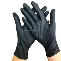 

Private Label Tattoo Gloves Nitrile Body Art Waterproof Black Tattoo Gloves for Permanent Makeup Tattoo Supply