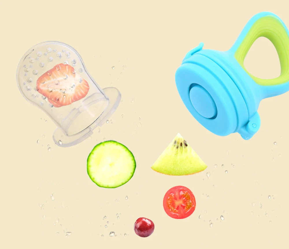 Food Nibbler Baby Pacifiers Fruit Feeder Nipples Feeding Safe Baby