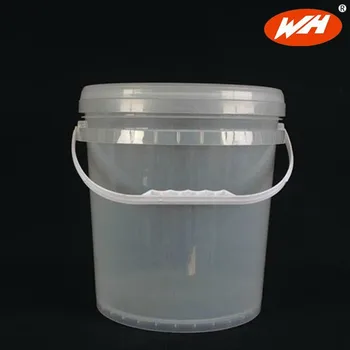 Download 10l Clear Plastic Bucket With Lid And Handle,Paint Bucket ...