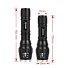 Silver Head Flashlight 1600 lumen Zoom Torch