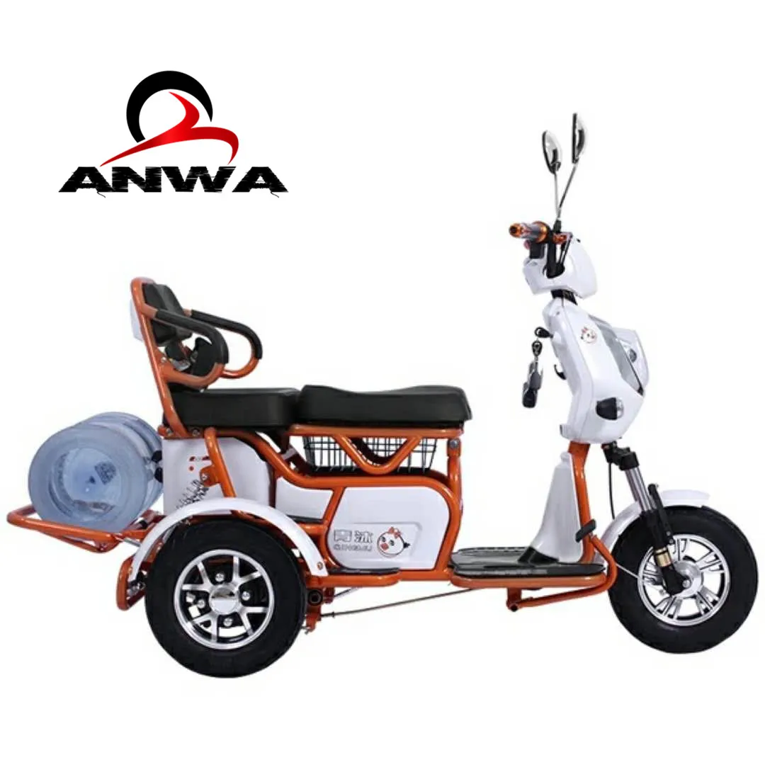 Solar Tricycle Adults Electric Tricycle With Passenger Seat For Sales