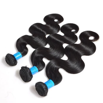 Factory Price Black Star Hair Weave Good Texture Blue Black Hair