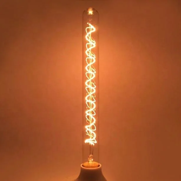 T30 60 Watt Edison clear long tube shape vintage bulb for sale