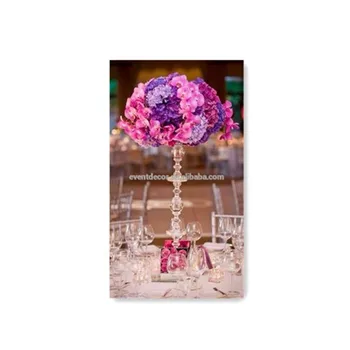 Acrylic Flower Stand Wedding Decorative Centerpiece For Wedding