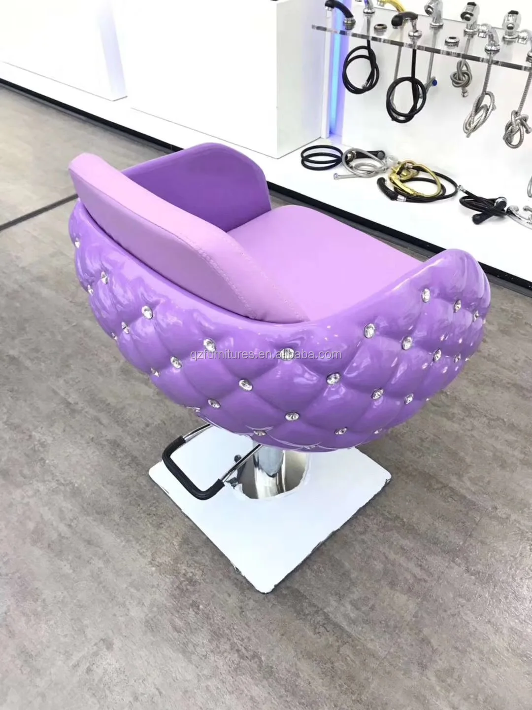 Salon Chair Salon Furnitures Fiberglass Styling Salon For Hot Sale Qz