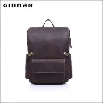 High Quality Expensive European School Pure Leather Bag Genuine Leather ...