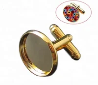 

Beadsnice Cuff Fashion Wholesale Inner 16mm-20mm Brass Cufflinks Backs Custom Personalized Cufflinks Blanks