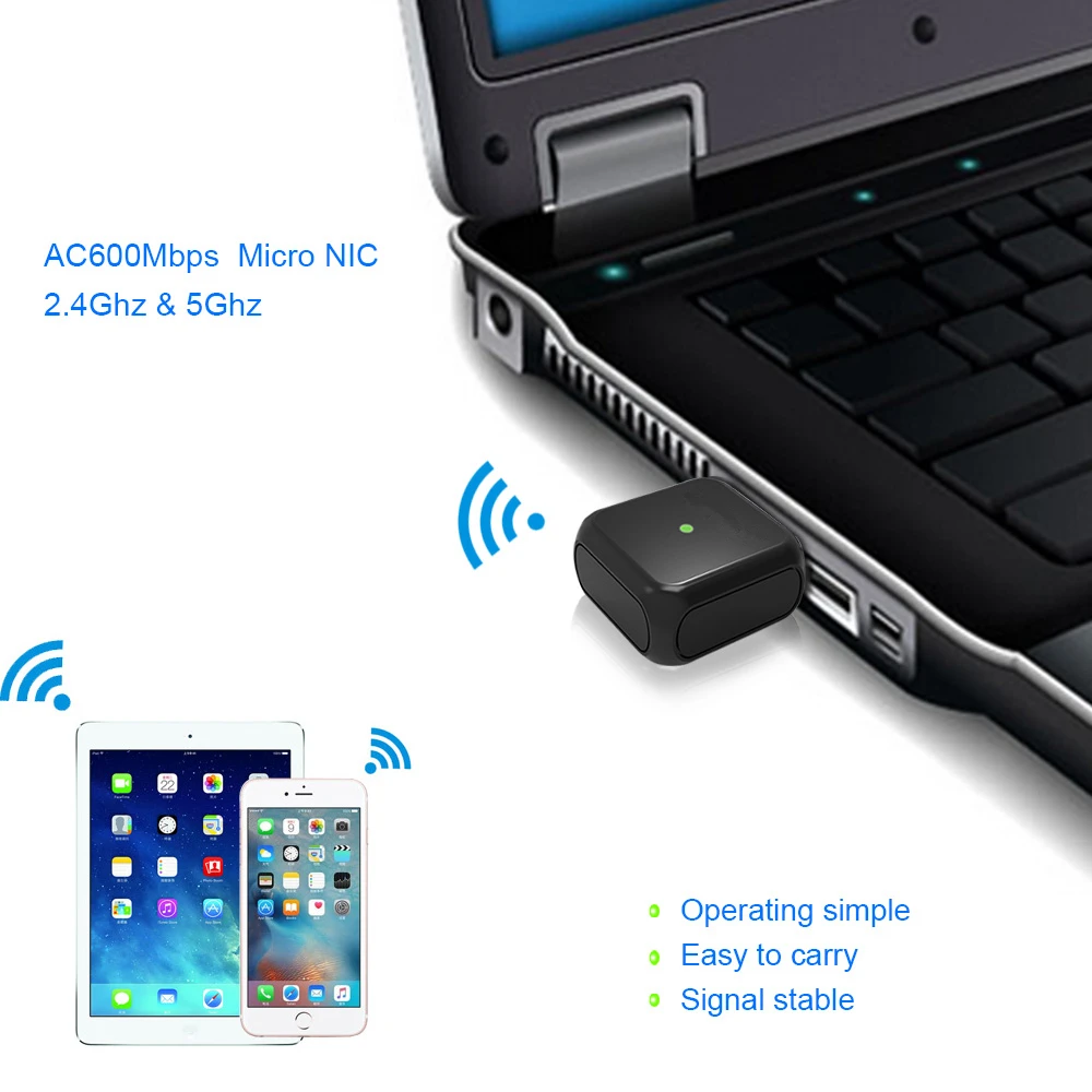 600mbps Wireless Usb Wifi Lan Adapter As Network Card,Wifi Dongle ...