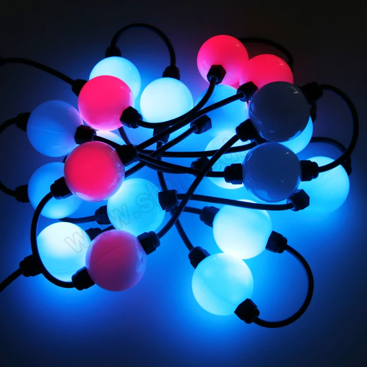 rgb led pixel light christmas string lights