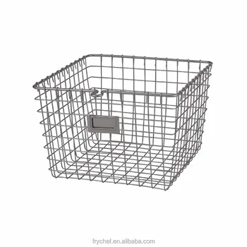 Kitchen Vegetable Storage Wire Basket With Tow Handles Buy