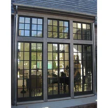 Cor de seguran&ccedil;a de alum&iacute;nio fino personalizado cashbuild portas e janelas de quadros de a&ccedil;o preto para porta de metal