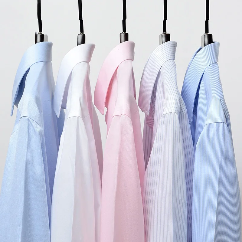 
wholesale 100 cotton non ironing mens business office formal shirts 