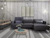 New Modern Backrest Adjustable Functional Small L Shaped Sofa Sectional