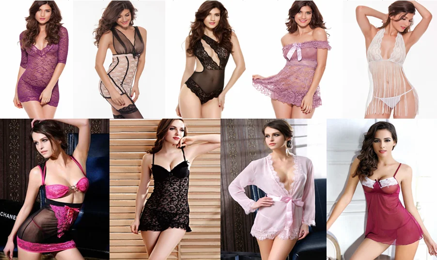 High Quality Best Selling Fashion Women Pink Sexy Lingerie Accept