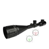 ANS riflescopes hunting scope 6-24X50AOEG adjustable green red dot illuminated with free rail
