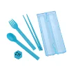 Eco-friendly portable Fork Spoon Chopsticks Camping Tableware Set