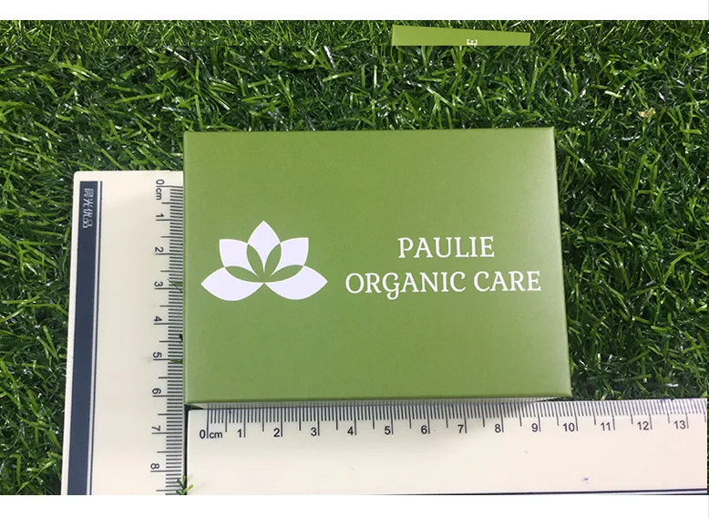 Recycled paper plain soap packaging box