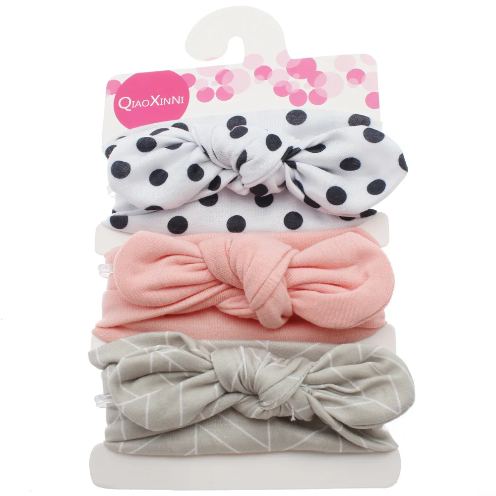 Wholesale Baby Hair Accessories 3 Pcs/card Kids Turban Knot Headband For Girls Gift Buy Baby