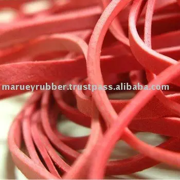 red rubber bands