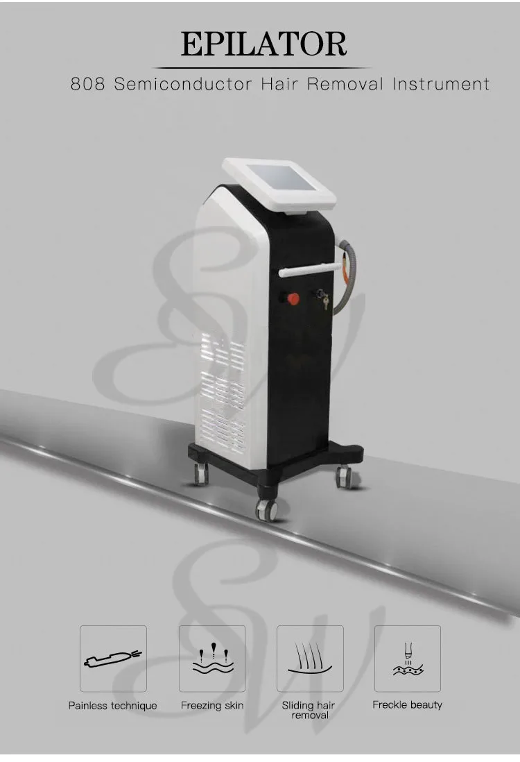 Sanwei SW-B10 808nm hair removal diode laser skin rejuvenation beauty machine for beauty salon