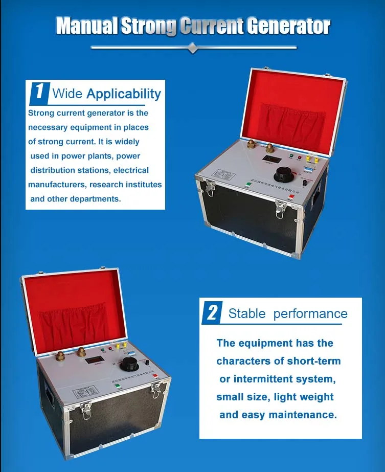 500a Primary Current Injection Test Set For Current Load Test Buy
