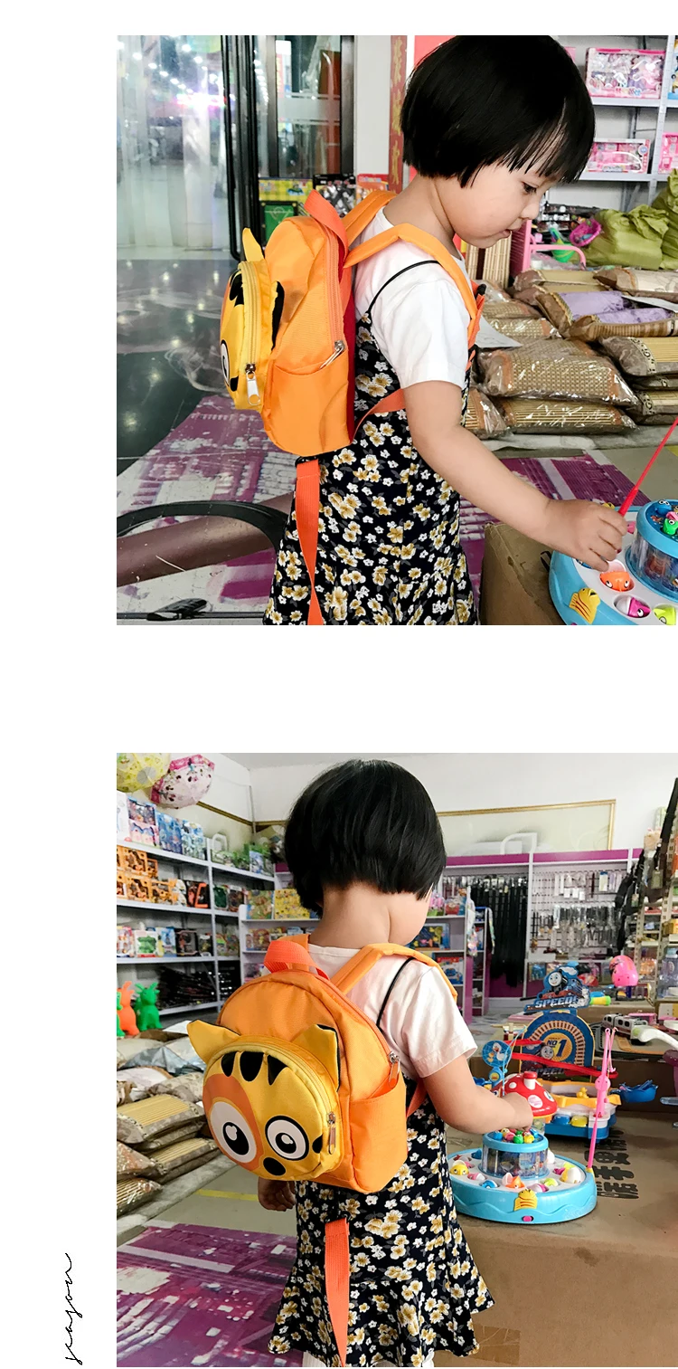 High quality anti lost Baby backpack cartoon Animal backpack kids school bag
