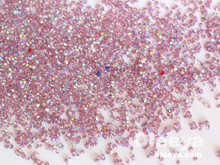 Best Selling Products Large Package 1kg Per Bag 1.1mm Nail Art Pixie Dusts Rhinestone Glass Pixie Dust for Nail Decoration