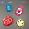Fashion Design clear drawstring Lock/ cord Toggles/ plastic cord pull locks