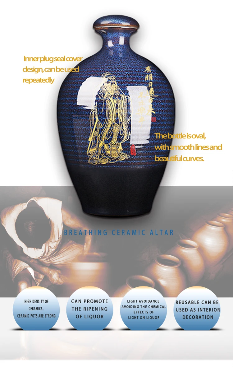 Rice Wine Maker Chinese Vintage Baijiu Popular Licor Viski Alcohol