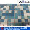 Blue glass mosaic tiles for sale and export
