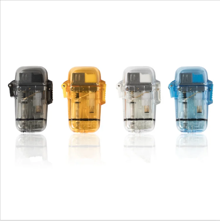 

Creative windproof waterproof transparent portable inflatable lighter, Mixed