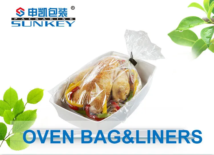 New style wholesale plastic oven bag roasting turkey brining bag