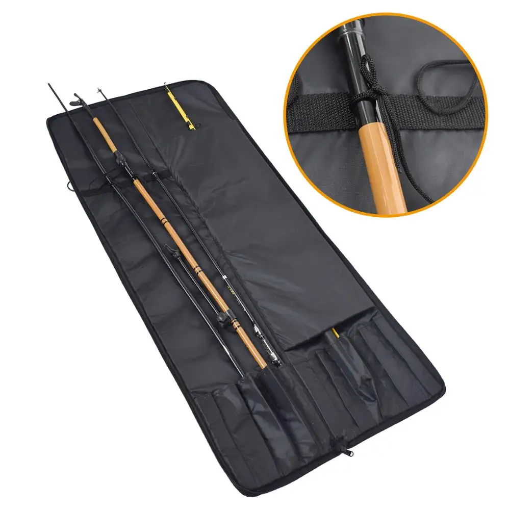 

China suppliers custom high quality polyester fishing rod tackle bag backpack, Custom made