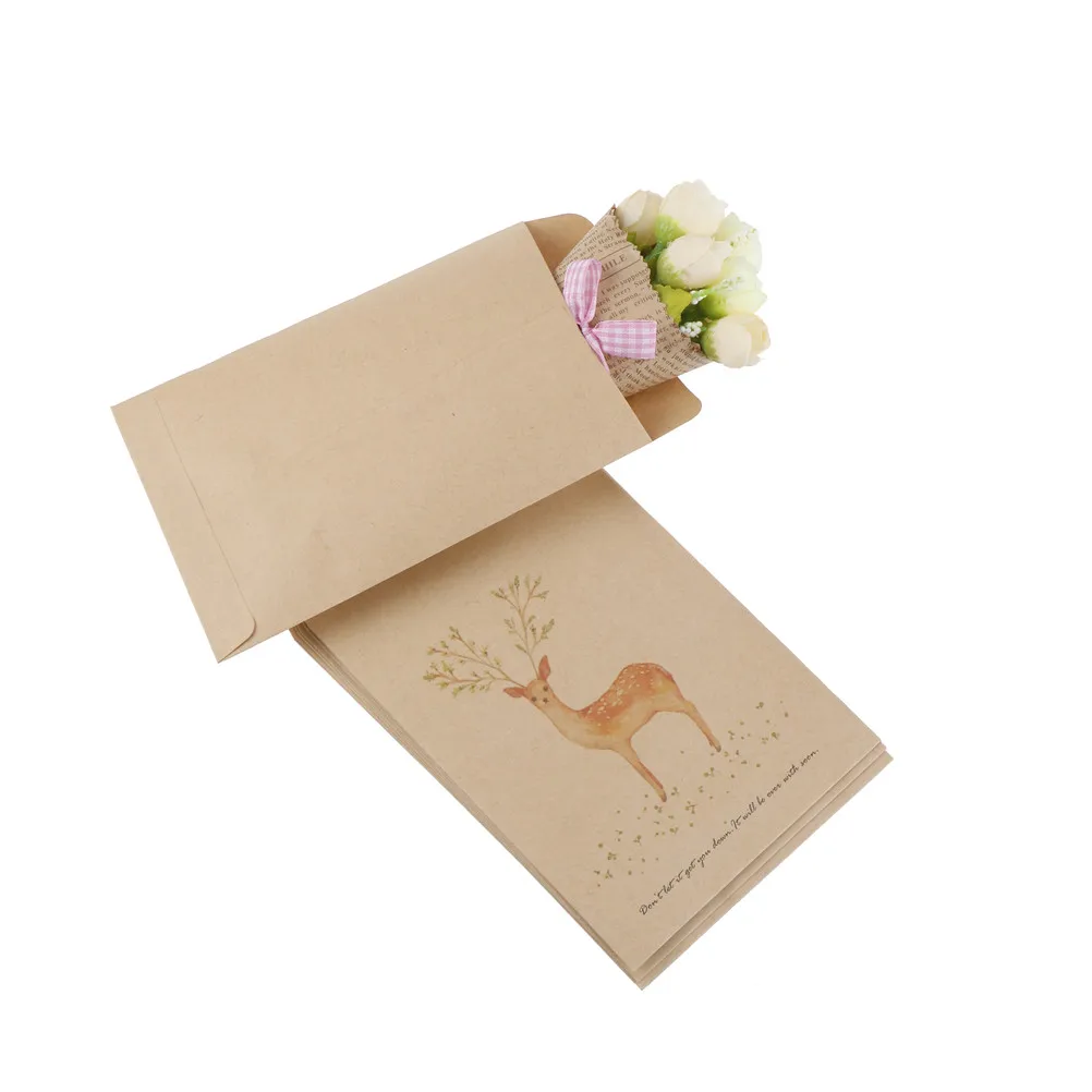 中国传统绘画圣诞派对喜欢礼物信封