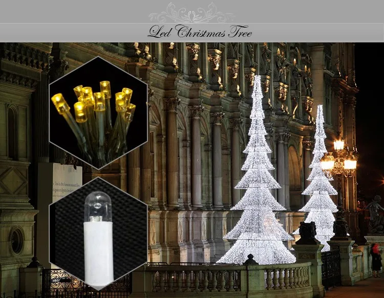 commercial grade outdoor metal 3d purple lighted christmas tree with led lightsDongguan Obbo