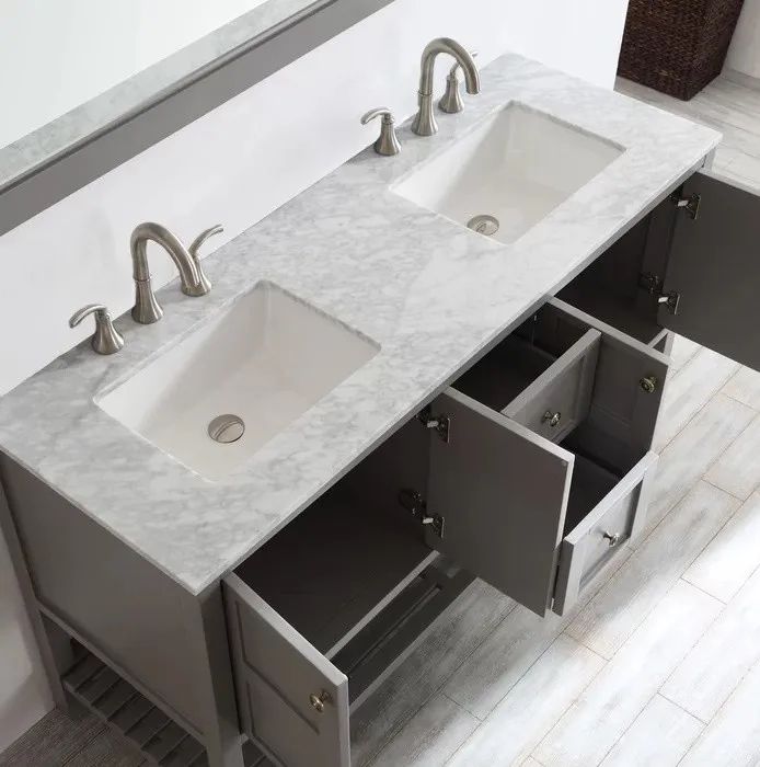 American Style Marble Top Bathroom Storage And Some Accessories