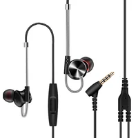 

Hot selling QKZ DM10 in-ear cheap wired headset with microphone