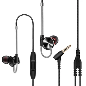 Hot selling QKZ DM10 in-ear cheap wired headset with microphone