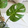 /product-detail/v-3223-high-quality-artificial-plants-leaves-latex-big-green-monstera-for-flower-arrangement-62213426866.html