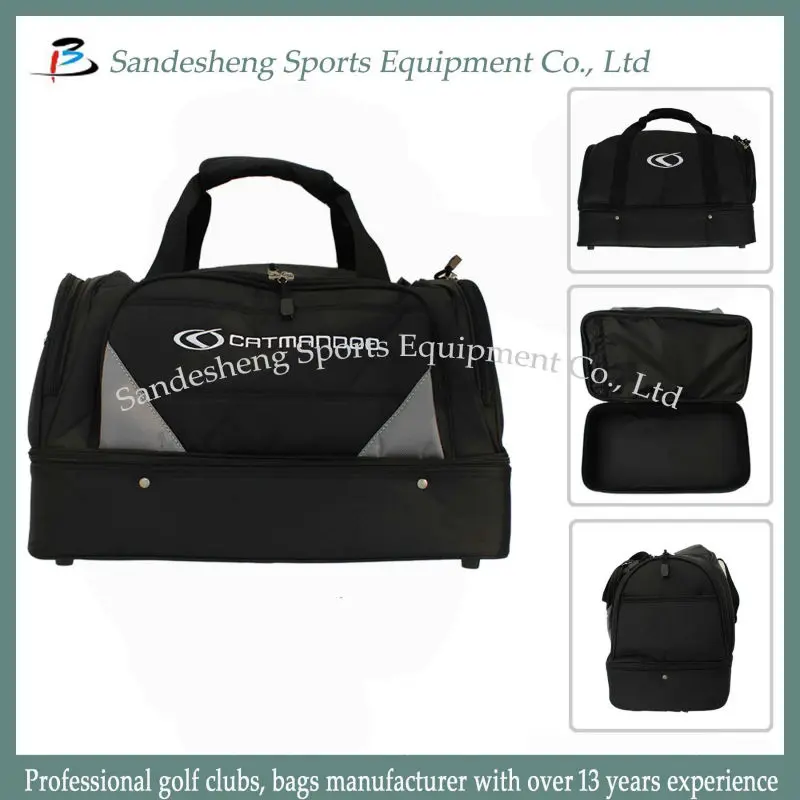 golf holdall with separate shoe compartment