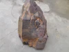 Natural large rough dark smokey black quartz crystal point original