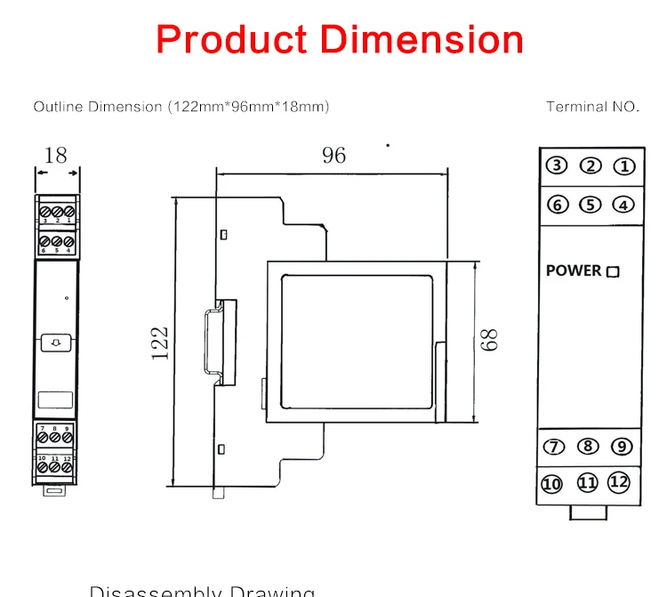 Glc 420ma Signal Isolator Dc Signal Converter Analog Input Output