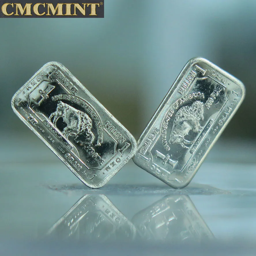 1 Gram German Silver Buffalo Bar Buy Pure Silver Bar 999